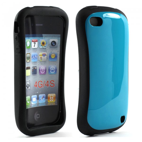 Wholesale iPhone 4 4S Candy Shell Case (Blue)
